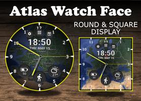 Atlas Watch Face captura de pantalla 3