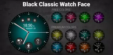 Black Classic Watch Face