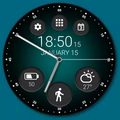 Black Classic Watch Face APK download