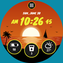Sunset Watch Face by HuskyDEV APK