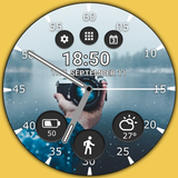 Photo Watch Face by HuskyDEV ไอคอน