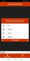 برنامه‌نما RecruiTest: HTML Quiz عکس از صفحه