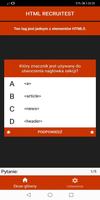 برنامه‌نما RecruiTest: HTML Quiz عکس از صفحه