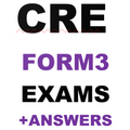 Cre Form 3 Exams + Answers
