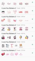 I Love You Stickers اسکرین شاٹ 3