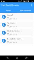 Easy Audio Recorder capture d'écran 2