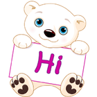 Bear sticker for whatsApp ícone