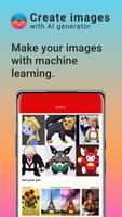 Create Image with AI Generator الملصق