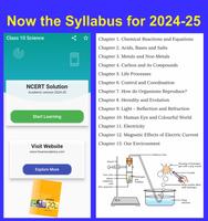 Class 10 Science for 2024-25 poster