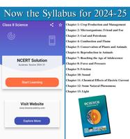 Class 8 Science for 2024-25 Affiche