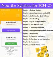 پوستر Class 8 Maths Solution 2024-25