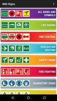 Marine Safety Signs & Symbols पोस्टर