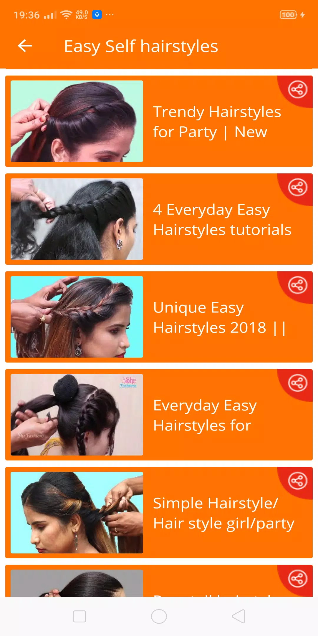 Best Hairstyle Videos Tutorial APK pour Android Télécharger