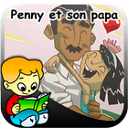 Penny et son papa-icoon