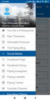 Pipe Thickness Calculator تصوير الشاشة 3
