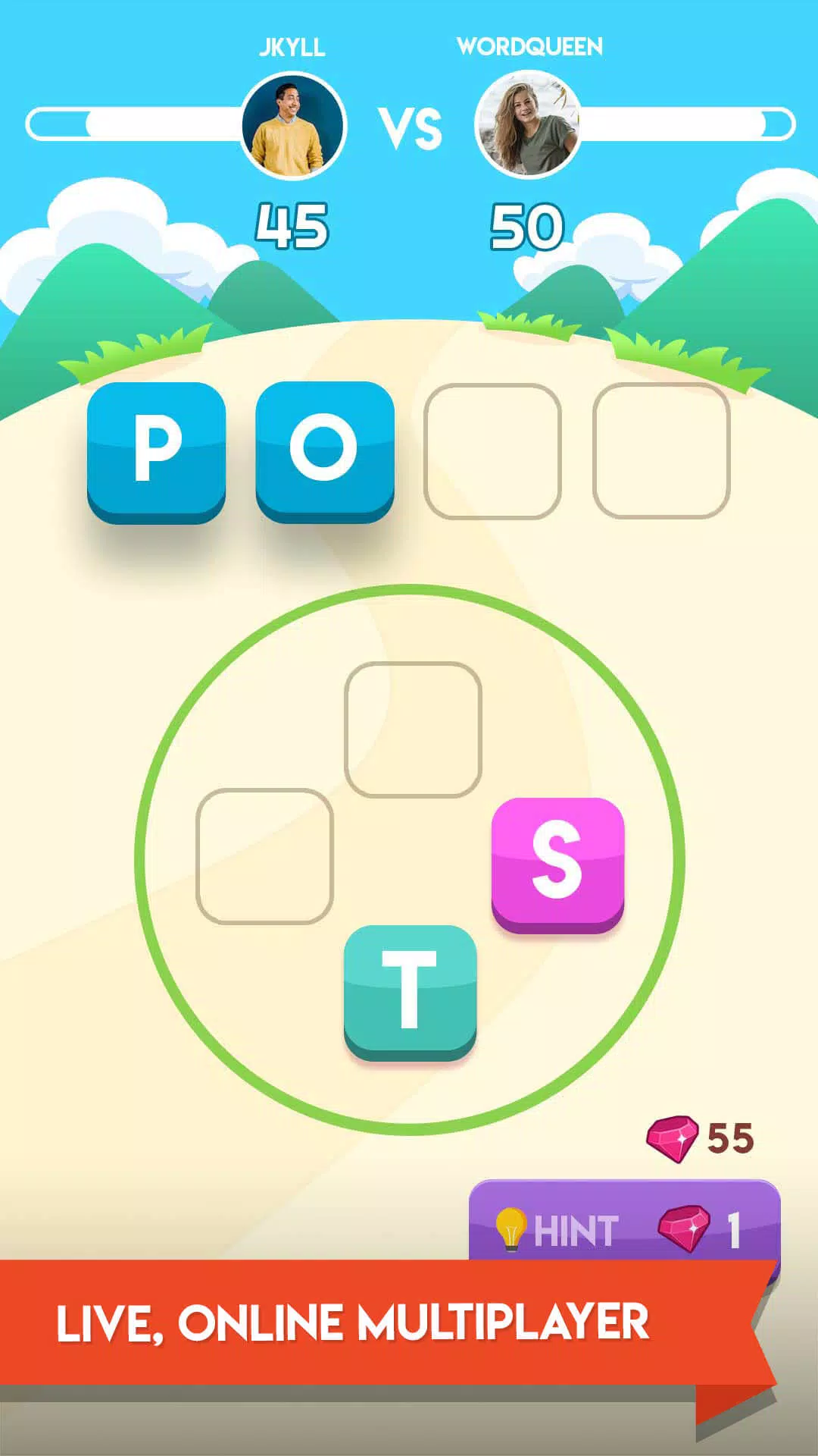 Scrabble, Free Online Multiplayer Word Game