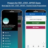 Poster TET, CTET & UPTET Exam Prep.
