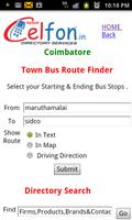Bus Route Finder Coimbatore Plakat