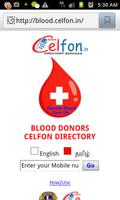 Blood Donors Celfon Directory Affiche