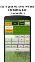 Chauka Cricket Scoring App ポスター