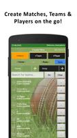 Chauka Cricket Scoring App اسکرین شاٹ 1