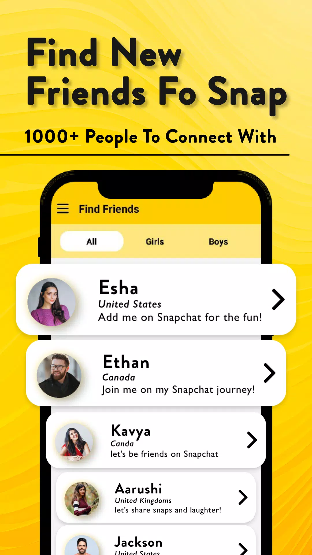 What is the Yellow App? Make Friends on Snapchat