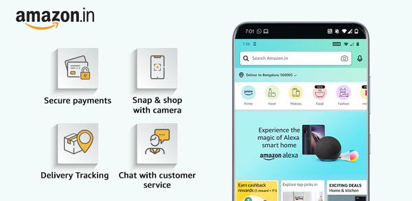 How to Download Amazon India Shop, Pay, miniTV on Mobile image