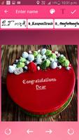 برنامه‌نما Cake with Name wishes - Write Name On Cake عکس از صفحه