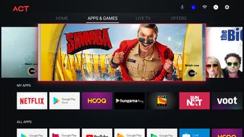 ACT OTT Launcher - Beta Test تصوير الشاشة 1