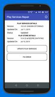 Play Services Repair الملصق