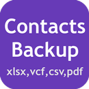 APK Contacts To VCF XLSX PDF CSV