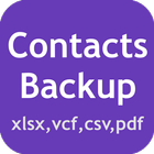 Contacts To VCF XLSX PDF CSV 아이콘