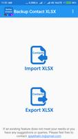 Backup Contact To XLSX ( Impor Affiche