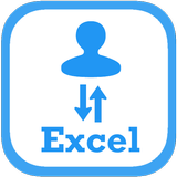 Import Export Contacts Excel ikon
