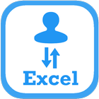 Import Export Contacts Excel アイコン