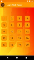 Learn Math Tables تصوير الشاشة 1