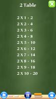 Math Tables Audio screenshot 1