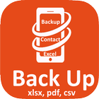 Contacts Backup To XLSX PDF an simgesi