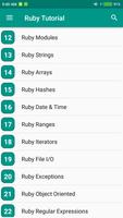 Ruby Tutorial اسکرین شاٹ 1