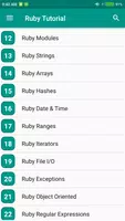 Ruby Tutorial captura de pantalla 1