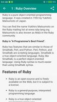 Ruby Tutorial اسکرین شاٹ 3