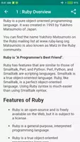Ruby Tutorial captura de pantalla 3