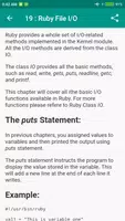 Ruby Tutorial captura de pantalla 6
