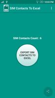SIM Contacts To Excel Cartaz