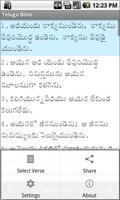 Telugu Bible تصوير الشاشة 2