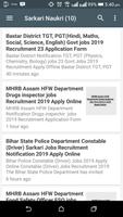 Govt jobs Alerts-Sarkari Naukri-Govt Jobs 2020 capture d'écran 1