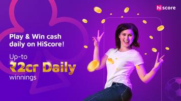 HiScore – Cash Rummy Online पोस्टर