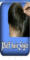 Puff Hairstyle For Girls Step -poster