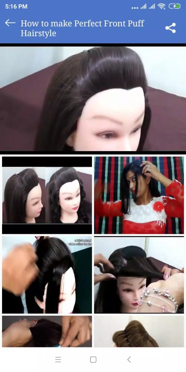 Puff Hairstyle For Girls Step By Step Video 2020 APK for Android Download Puff Hairstyle For Girls Step By Step Video 2020 APK for Android Download
