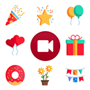 Kids Party Invitation, Birthday Video Status Maker APK